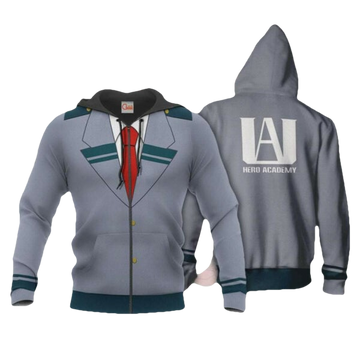 My Hero Academia School Uniform Anime 2k983 Fan Gift Stylist Unisex Cartoon 3d Hoodie Zip Hoodie 2645 Moonbestprint