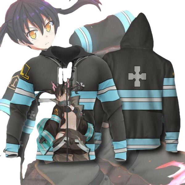 Tamaki Kotatsu Fire Force Manga 2k942 Fan Gift Stylist Unisex Cartoon 3d Hoodie Zip Hoodie 2132 Moonbestprint