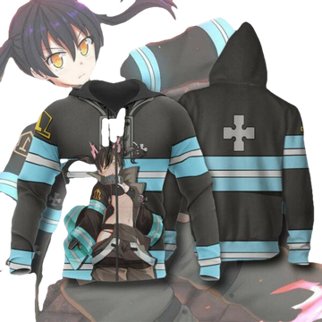 Tamaki Kotatsu Fire Force Manga 2k942 Fan Gift Stylist Unisex Cartoon 3d Hoodie Zip Hoodie 2132 Moonbestprint