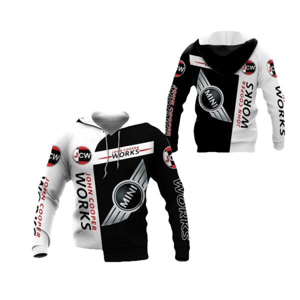 Mini John Cooper Works Shirt Fan Gift 688, Stylist Unisex 3d Hoodie Zip Hoodie 2273 Moonbestprint
