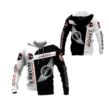 Mini John Cooper Works Shirt Fan Gift 688, Stylist Unisex 3d Hoodie Zip Hoodie 2273 Moonbestprint