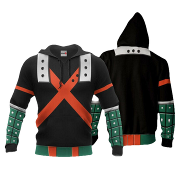 Katsuki Bakugo Uniform My Hero Academia Anime 3k3 Fan Gift Stylist Unisex Cartoon 3d Hoodie Zip Hoodie 464 Moonbestprint