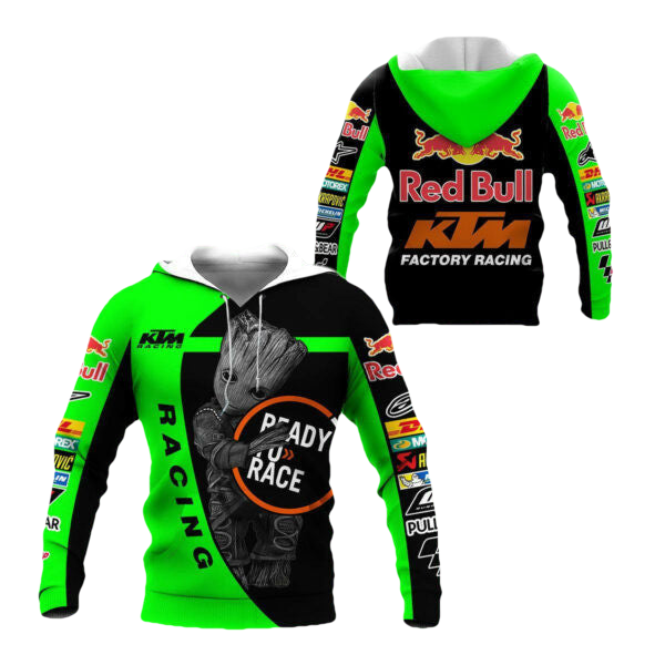 Ktm Racing Baby Groot Shirt Fan Gift 589, Stylist Unisex 3d Hoodie Zip Hoodie 505 Moonbestprint