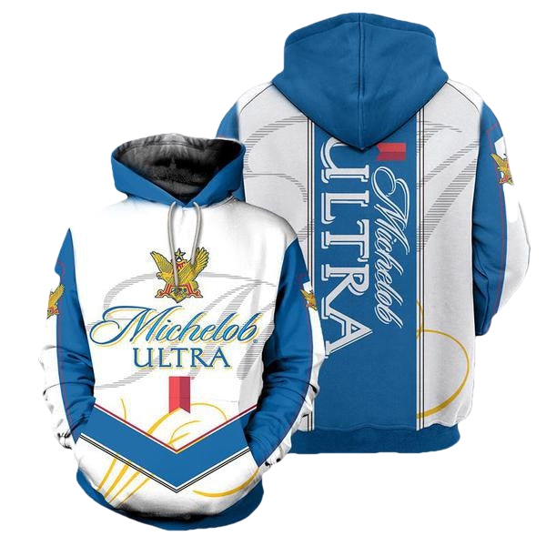 Vintage Michelob Ultra Beer Hoodie, Gift For Fan 3d All Over Print Shirt Hoodie 2890 Moonbestprint