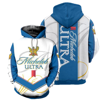 Vintage Michelob Ultra Beer Hoodie, Gift For Fan 3d All Over Print Shirt Hoodie 2890 Moonbestprint