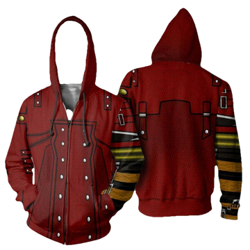 Trigun Vash The Stampede Costume Uniform 2k864 Fan Gift Stylist Unisex Cartoon 3d Hoodie Zip Hoodie 1852 Moonbestprint