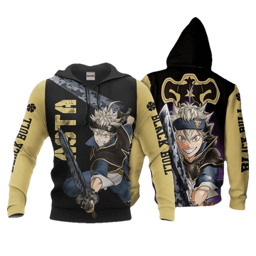 Asta Anime Manga Black Clover Black Bull For Men And Women 3d Hoodie Zip Hoodie Moonbestprint