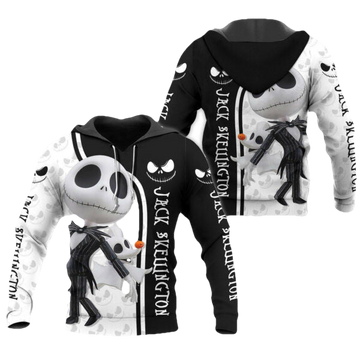 Nightmare Before Christmas Jack Skellington Hoodie And Zip Hoodie, Gift For Fan 3d All Over Print Shirt Hoodie 2388 Moonbestprint