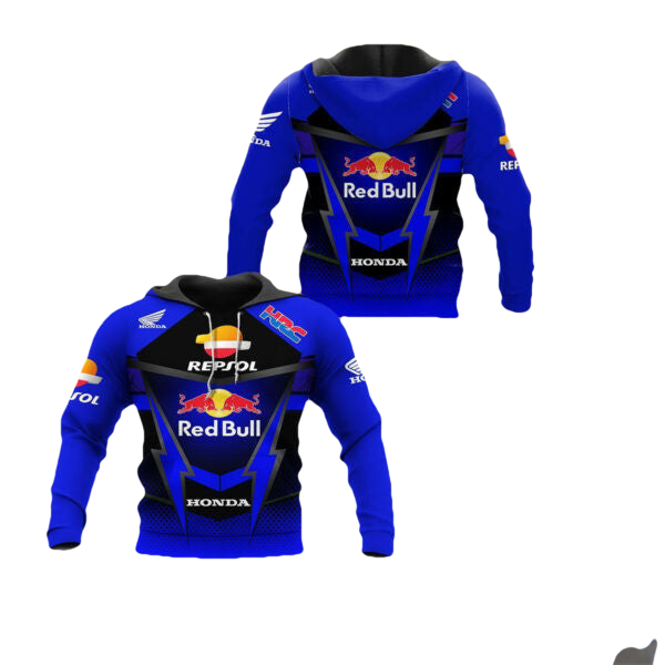 Honda Racing Racing Shirt Fan Gift 515, Stylist Unisex 3d Hoodie Zip Hoodie 57 Moonbestprint