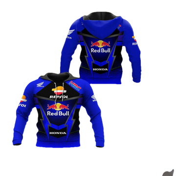 Honda Racing Racing Shirt Fan Gift 515, Stylist Unisex 3d Hoodie Zip Hoodie 57 Moonbestprint