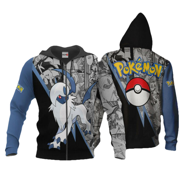 Absol Anime Pokemon 1k704 Fan Gift Stylist Unisex Cartoon Graphic Outfits Aop 3d Hoodie, Zip Hoodie 41 Moonbestprint