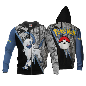 Absol Anime Pokemon 1k704 Fan Gift Stylist Unisex Cartoon Graphic Outfits Aop 3d Hoodie, Zip Hoodie 41 Moonbestprint