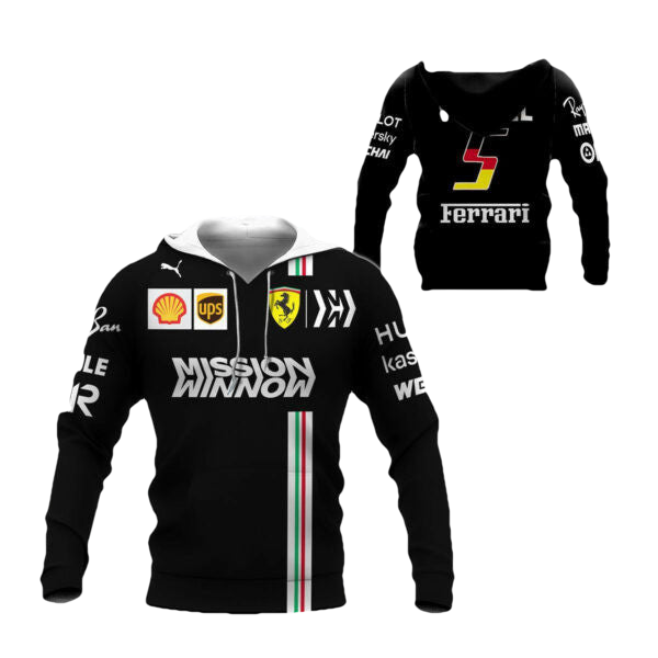 Sebastian Vettel Ferrari Racing Car F1 7k981 Fan Gift 3d Zip Hoodie Hoodie Ii0 2627 Moonbestprint