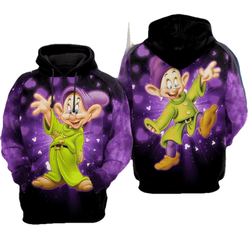 Dopey Bling Mickey Mouse Disney Cartoon 507 Fan Gift Stylist Unisex Cartoon Graphic Outfits Aop Hoodie 58 Moonbestprint