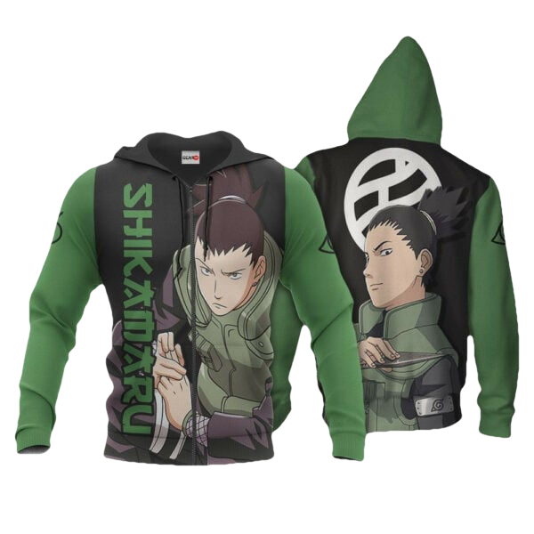 Nara Shikamaru Naruto Anime 3k155 Fan Gift Stylist Unisex Cartoon 3d Hoodie Zip Hoodie 2616 Moonbestprint