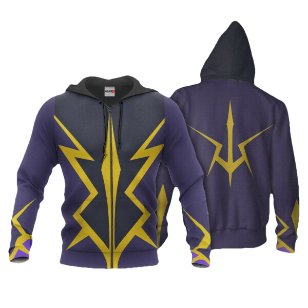 Zero Lelouch Uniform Code Geass Lelouch Of The Rebellion 3k251 Fan Gift Stylist Unisex Cartoon 3d Hoodie Zip Hoodie 1780 Moonbestprint