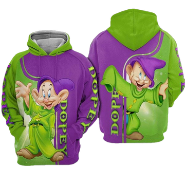 Dopey Snow White And The Seven Dwarfs Disney Cartoon 2k763 Lover Gift,dopey Disney All Over Print 3d Hoodie 1268 Moonbestprint