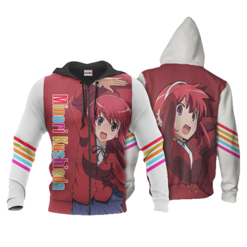 Toradora Minori Kushieda Anime 3k224 Fan Gift Stylist Unisex Cartoon 3d Hoodie Zip Hoodie 2648 Moonbestprint