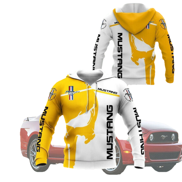 Ford Mustang Shirt Fan Gift 923, Stylist Unisex 3d Hoodie Zip Hoodie 1206 Moonbestprint