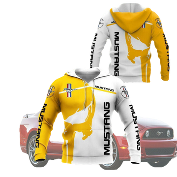 Ford Mustang Shirt Fan Gift 923, Stylist Unisex 3d Hoodie Zip Hoodie 1206 Moonbestprint
