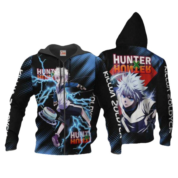 Killua Zoldyck Hunter X Hunter Anime 2k979 Fan Gift Stylist Unisex Cartoon 3d Hoodie Zip Hoodie 153 Moonbestprint