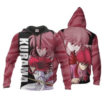 Youko Kurama Anime Manga Yu Yu Hakusho For Men And Women 3d Hoodie Zip Hoodie Moonbestprint