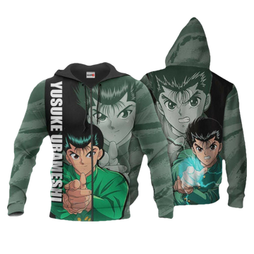 Yu Yu Hakusho Yusuke Uramesh Anime 3k449 Fan Gift Stylist Unisex Cartoon 3d Hoodie Zip Hoodie 1948 Moonbestprint