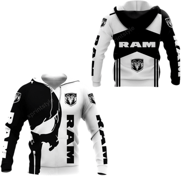 Ram Truck Shirt Fan Gift 753, Stylist Unisex 3d Hoodie Zip Hoodie 2158 Moonbestprint
