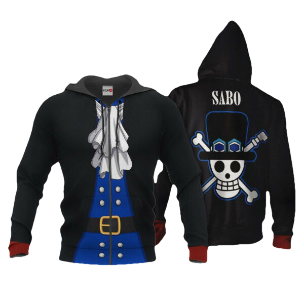 One Piece Sabo Costume Anime 3k312 Fan Gift Stylist Unisex Cartoon 3d Hoodie Zip Hoodie 2532 Moonbestprint
