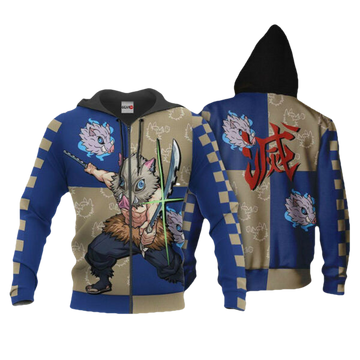 Demon Slayer Inosuke Anime 2k838 Fan Gift Stylist Unisex Cartoon 3d Hoodie Zip Hoodie 1536 Moonbestprint