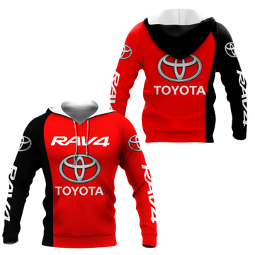 Toyota Rav4 Shirt Fan Gift 818, Stylist Unisex 3d Hoodie Zip Hoodie 1800 Moonbestprint