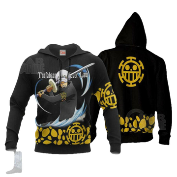 Tragafalar Law One Piece Anime 2k985 Fan Gift Stylist Unisex Cartoon 3d Hoodie Zip Hoodie 2846 Moonbestprint