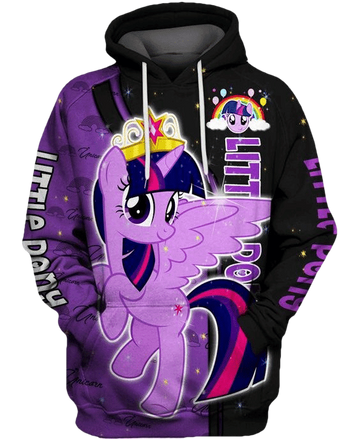 Adorable My Little Pony 96 Fan Gift Stylist Unisex Cartoon Graphic Outfits Aop Hoodie 602 Moonbestprint