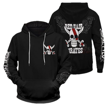 One Piece Red Hair Pirates Anime 2k600 Lover Gift ,one Piece Red Hair Pirates All Over Print 3d Hoodie 1776 Moonbestprint