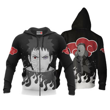 Obito Uchiha Naruto Anime 1k392 Fan Gift Stylist Unisex Cartoon Graphic Outfits Aop 3d Hoodie, Zip Hoodie 2873 Moonbestprint