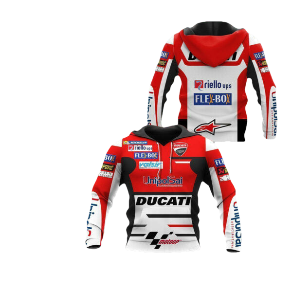 Ducati Racing Shirt Fan Gift 530, Stylist Unisex 3d Hoodie Zip Hoodie 1497 Moonbestprint