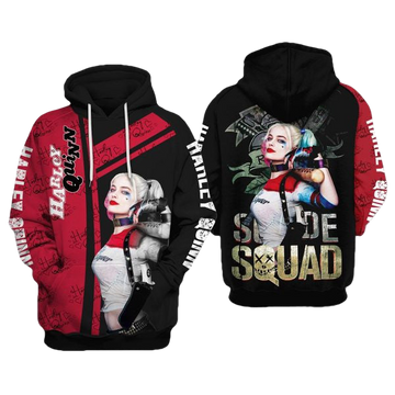 Harley Quinn Suicide Squad Movies 2k543 Lover Gift ,harley Quinn Suicide Squad All Over Print 3d Hoodie 1692 Moonbestprint