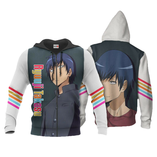Toradora Ryuuji Takasu Anime 3k378 Fan Gift Stylist Unisex Cartoon 3d Hoodie Zip Hoodie 2014 Moonbestprint