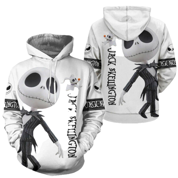 Scary Night Jack Skellington Hoodie And Zip Hoodie, Gift For Fan 3d All Over Print Shirt Hoodie 2895 Moonbestprint