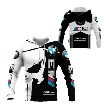 Skull Bmw Sports Car 8k379 Fan Gift 3d Zip Hoodie Hoodie Ii0 1951 Moonbestprint