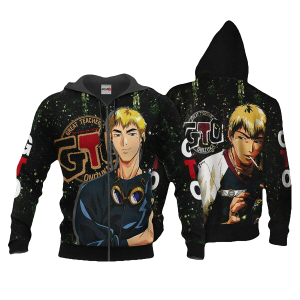 Great Teacher Onizuka Anime 3k308 Fan Gift Stylist Unisex Cartoon 3d Hoodie Zip Hoodie 1548 Moonbestprint