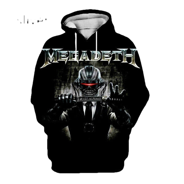 New Fashion Megadeth Band Print Hoodies Men Coat Jacket Power Sweatshirts Hoody 01 Moonbestprint