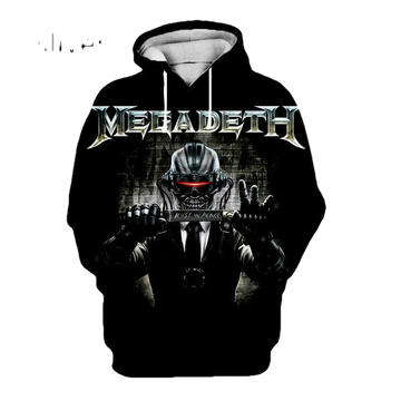 New Fashion Megadeth Band Print Hoodies Men Coat Jacket Power Sweatshirts Hoody 01 Moonbestprint