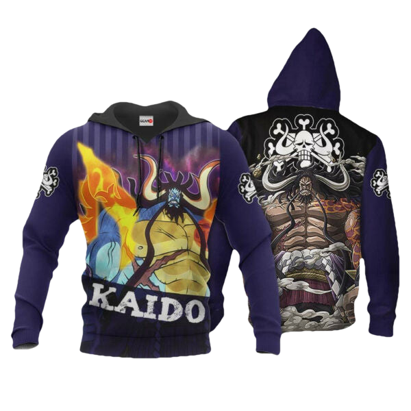 Yonko Kaido One Piece Anime 3k228 Fan Gift Stylist Unisex Cartoon 3d Hoodie Zip Hoodie 1928 Moonbestprint