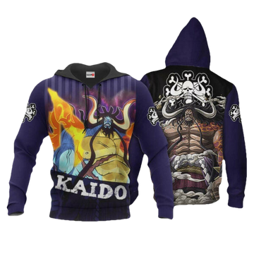Yonko Kaido One Piece Anime 3k228 Fan Gift Stylist Unisex Cartoon 3d Hoodie Zip Hoodie 1928 Moonbestprint