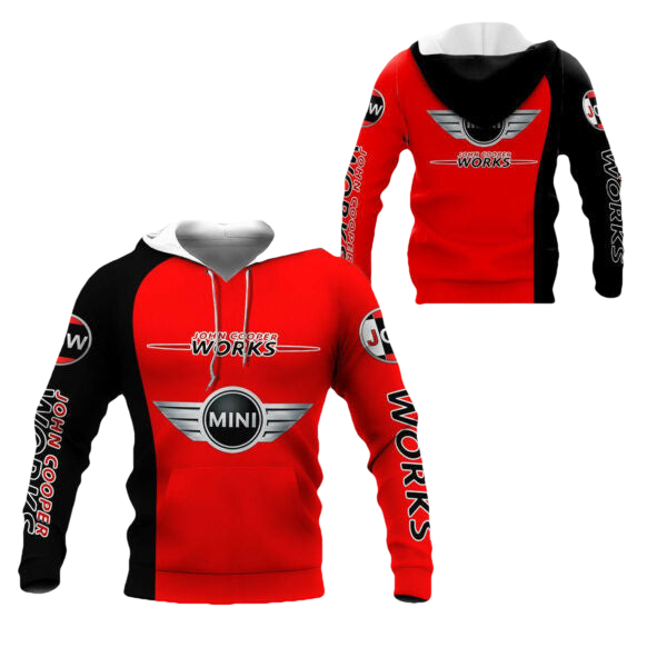 Mini John Cooper Works Shirt Fan Gift 683, Stylist Unisex 3d Hoodie Zip Hoodie 2165 Moonbestprint