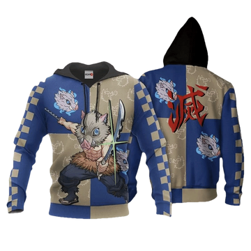 Demon Slayer Inosuke Anime Manga For Men And Women 3d Hoodie Zip Hoodie Moonbestprint