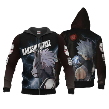Kakashi Anbu Naruto Anime 1k467 Fan Gift Stylist Unisex Cartoon Graphic Outfits Aop 3d Hoodie, Zip Hoodie 549 Moonbestprint