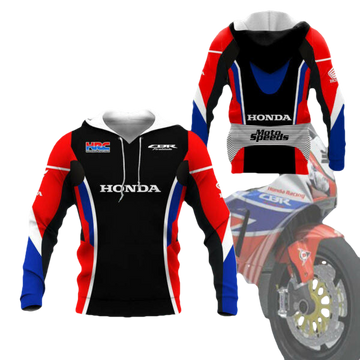 Honda Cbr Racing Shirt Fan Gift 593, Stylist Unisex 3d Hoodie Zip Hoodie 1688 Moonbestprint