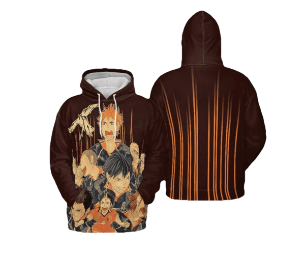 Haikyuu Anime 3 Fan Gift, Stylist Unisex Cartoon Graphic Outfits Aop Hoodie, Zip Hoodie 1466 Moonbestprint